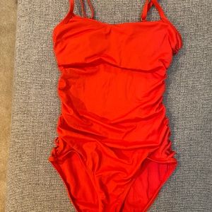 Time & Tru Women’s High-Cut One Piece Bathing Suit